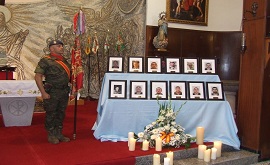 Santa Misa en recuerdo de nuestros compañeros caidos.