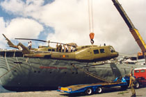 Desembarco de un helicóptero