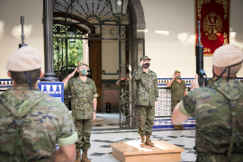 Rendición de honores al JEMAD