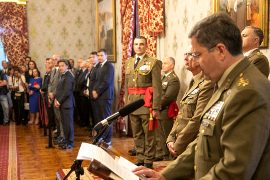 Palabras del JEME en el Salón del Trono