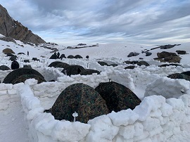 Tienda para pernoctar