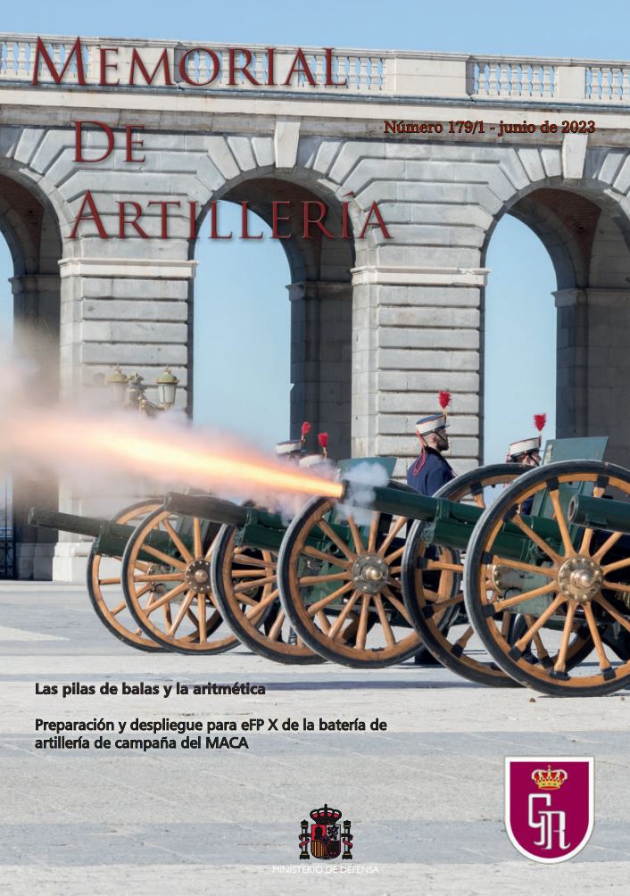Memorial de artillería n&ordm; 179 julio de 2023