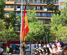 Izado solemne de la Bandera.