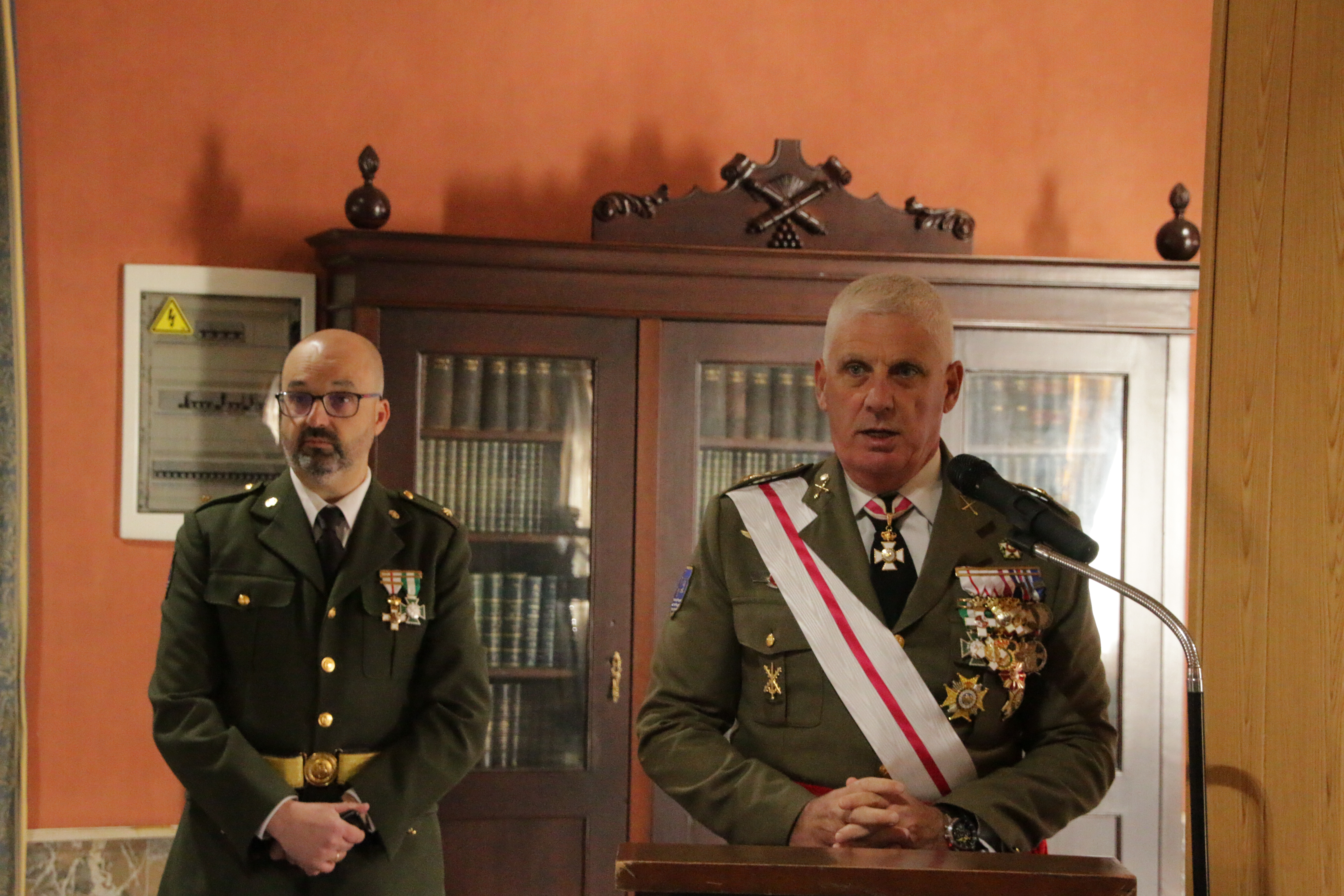 Alocución de agradecimiento a nuestros músicos militares del Gral. García Romera.