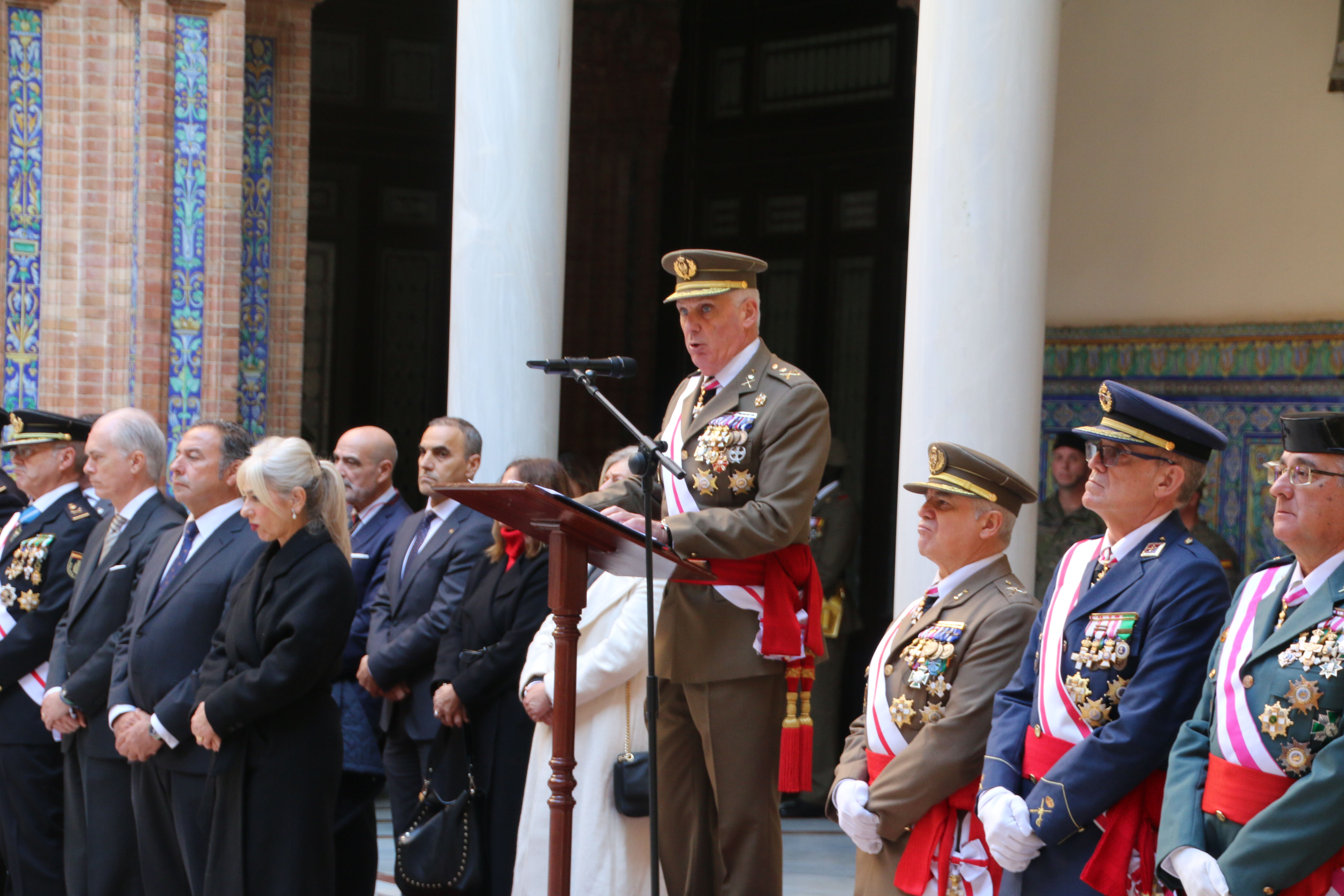 Alocución del General Alberto J. García Romera.