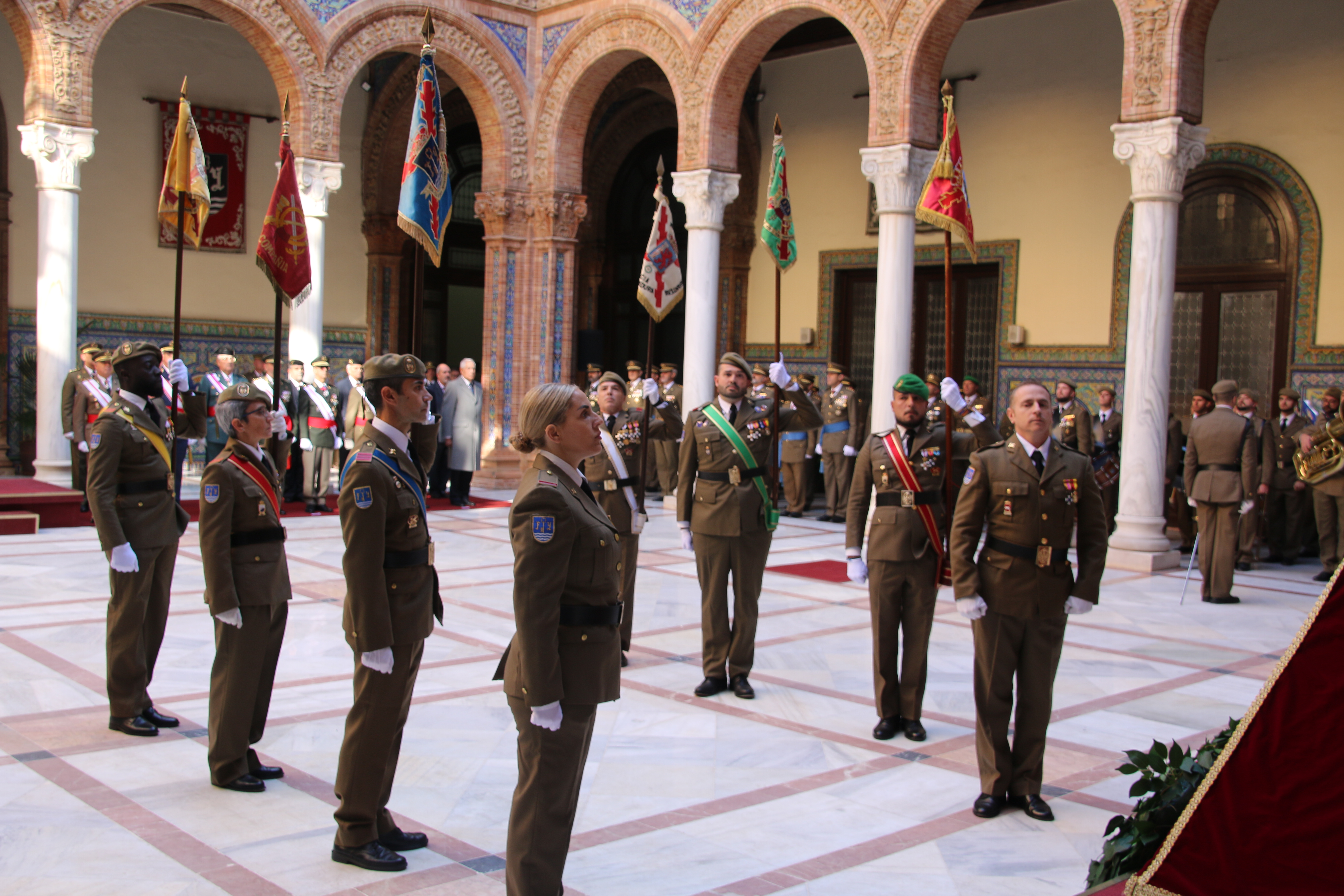 Homenaje a los que dieron su vida por España.