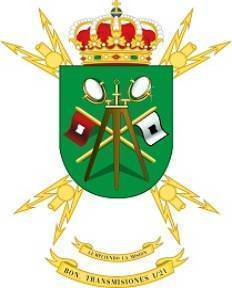 Escudo del Batallón de Transmisiones PC I/21