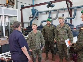 Visitando los talleres