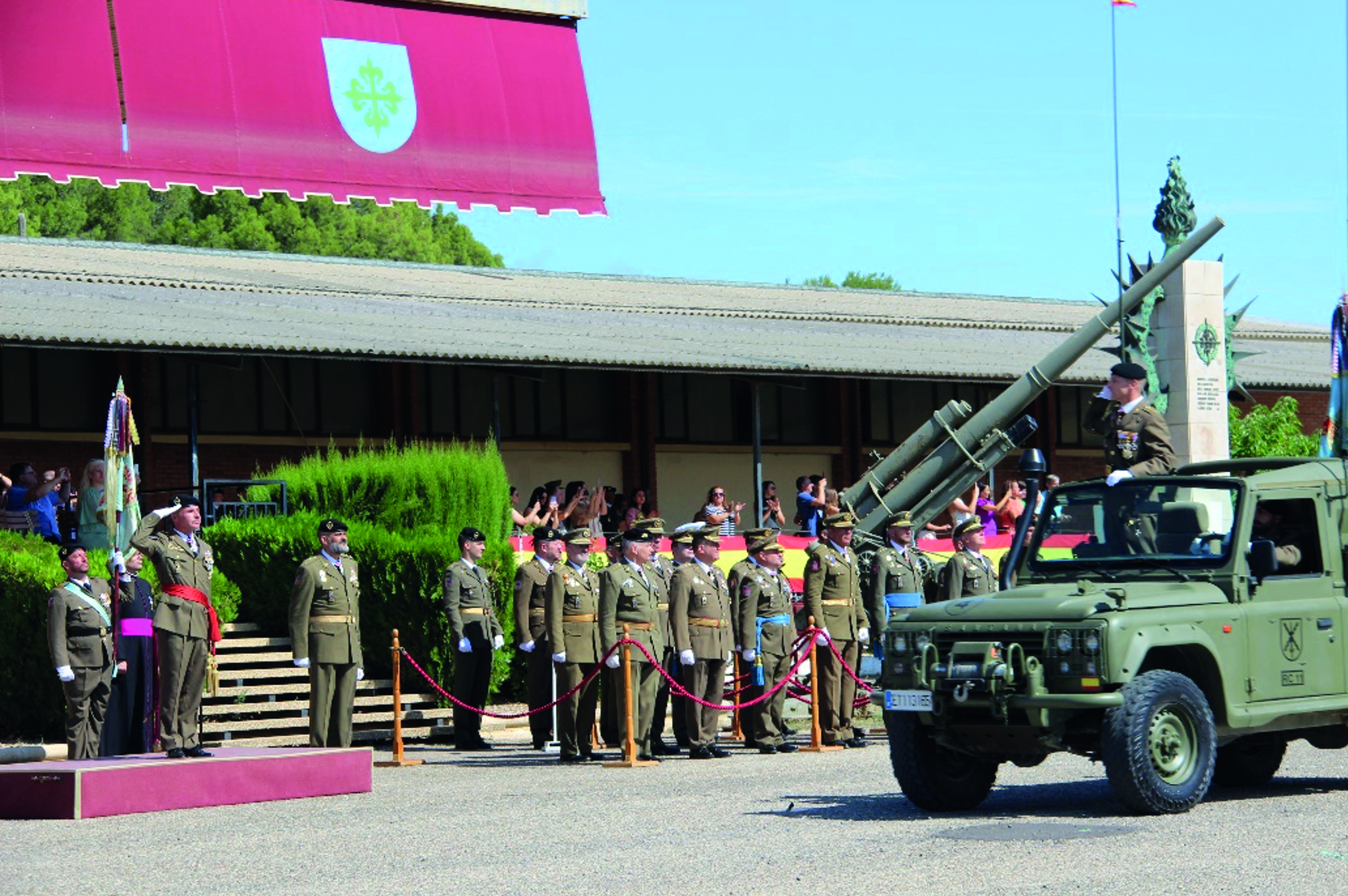 Desfile de la unidad montada