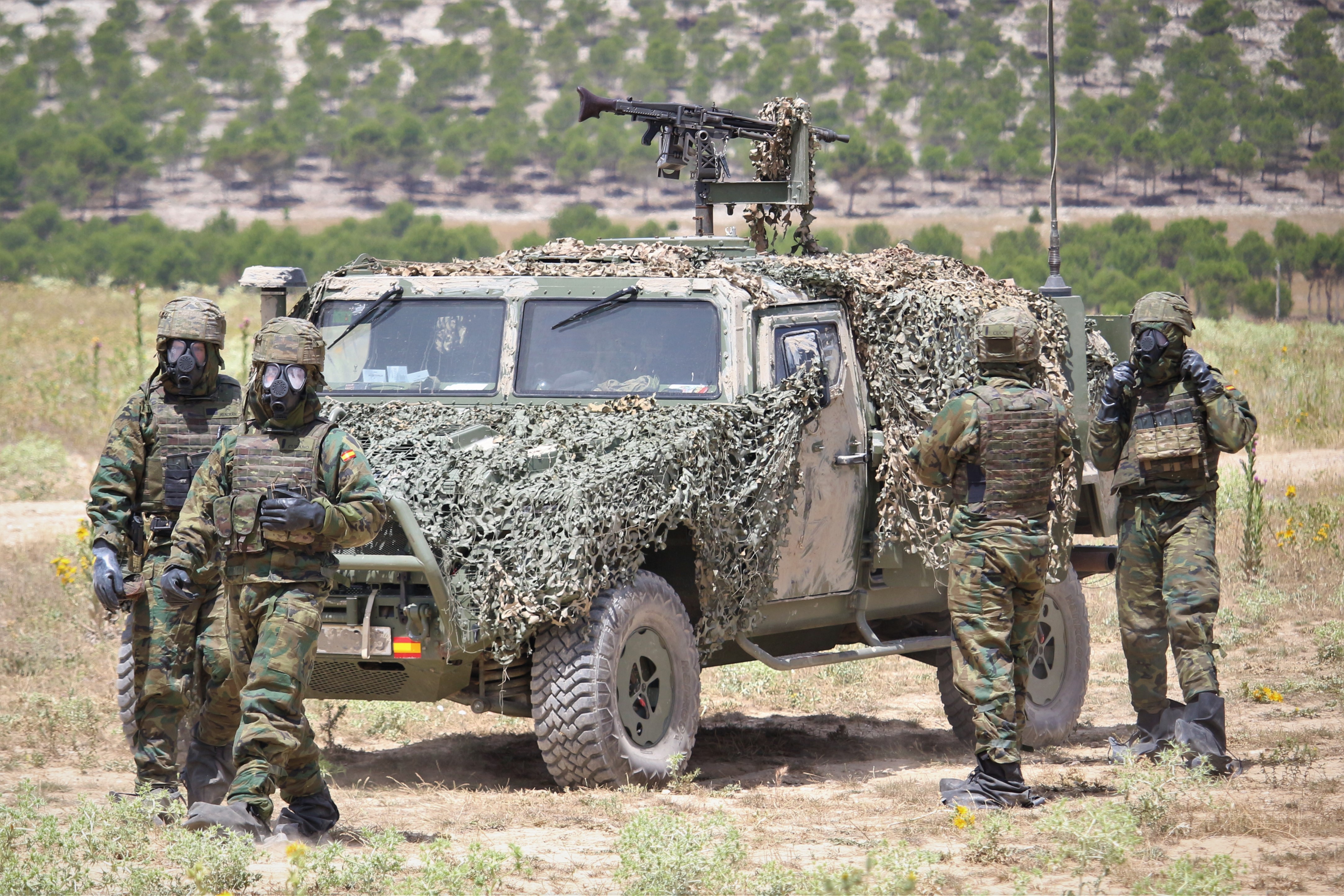 Reconocimiento de zona contaminada