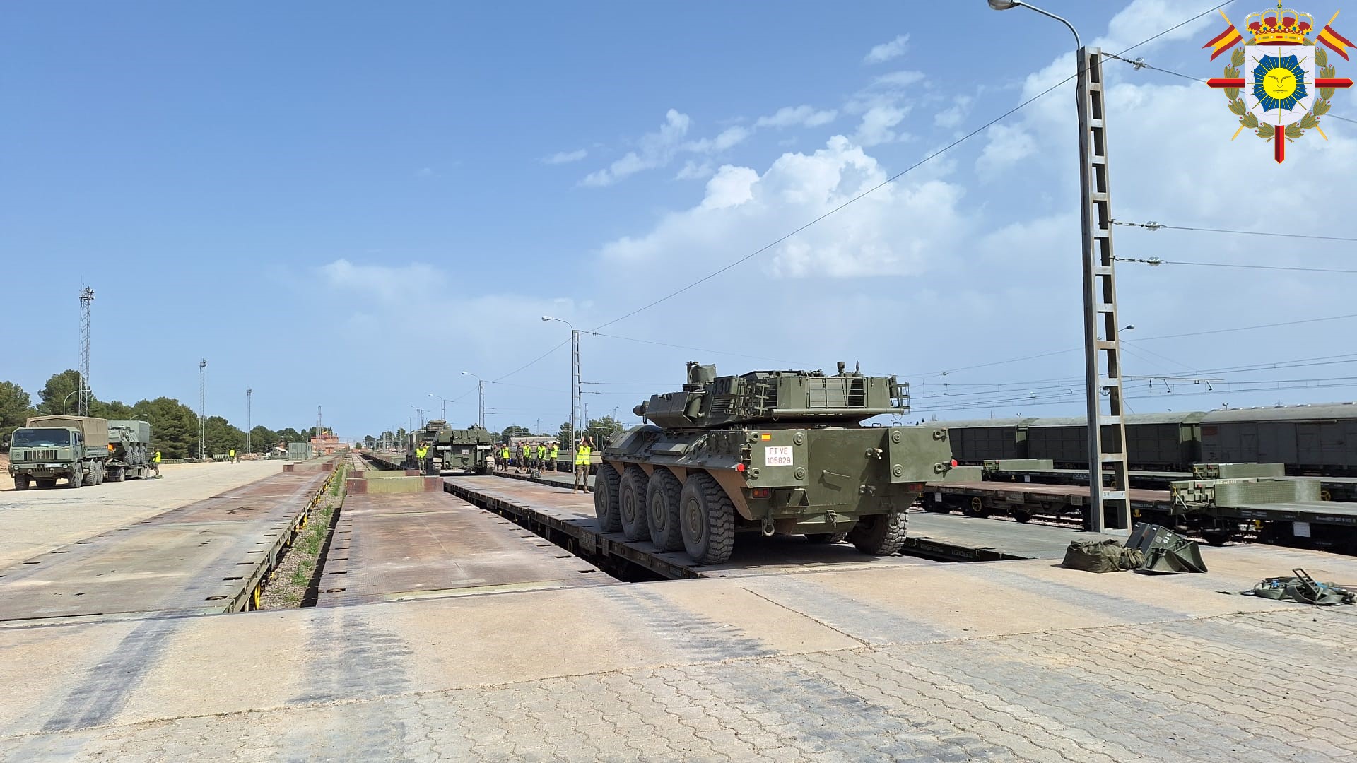 Acceso para embarque de un Centauro