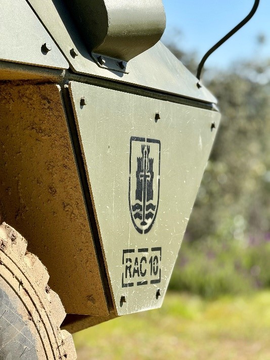 3. Distintivo de unidad en un VEC