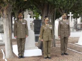 Acto presidido por el General Jefe de la 4ª SUIGE (Foto:USBA 