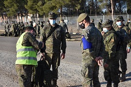 Los grupos de la AALOG 41 desarrollan el Ejercicio de Cohesión de Unidad