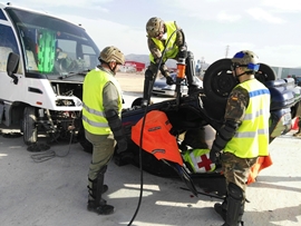 Práctica de corte en altura