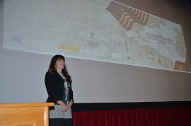 Un momento de la presentación en el Salón de Actos