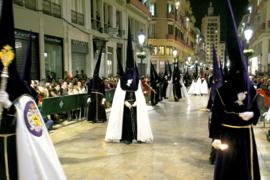 Hermandad de la Zamarrilla por Calle Larios