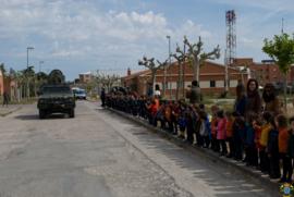 Los alumnos presencian la exposición dinámica (Foto:OFCOM BRC II)