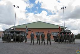 General jefe junto a los miembros del PAVIA 4