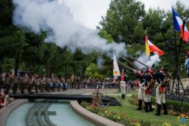 Acto homenaje a los caidos Sitios de Zaragoza