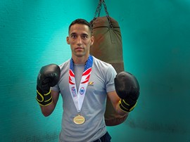 Hugo Pérez, medalla de oro en boxeo olímpico <71Kg (Foto:Ofcom BRI I)