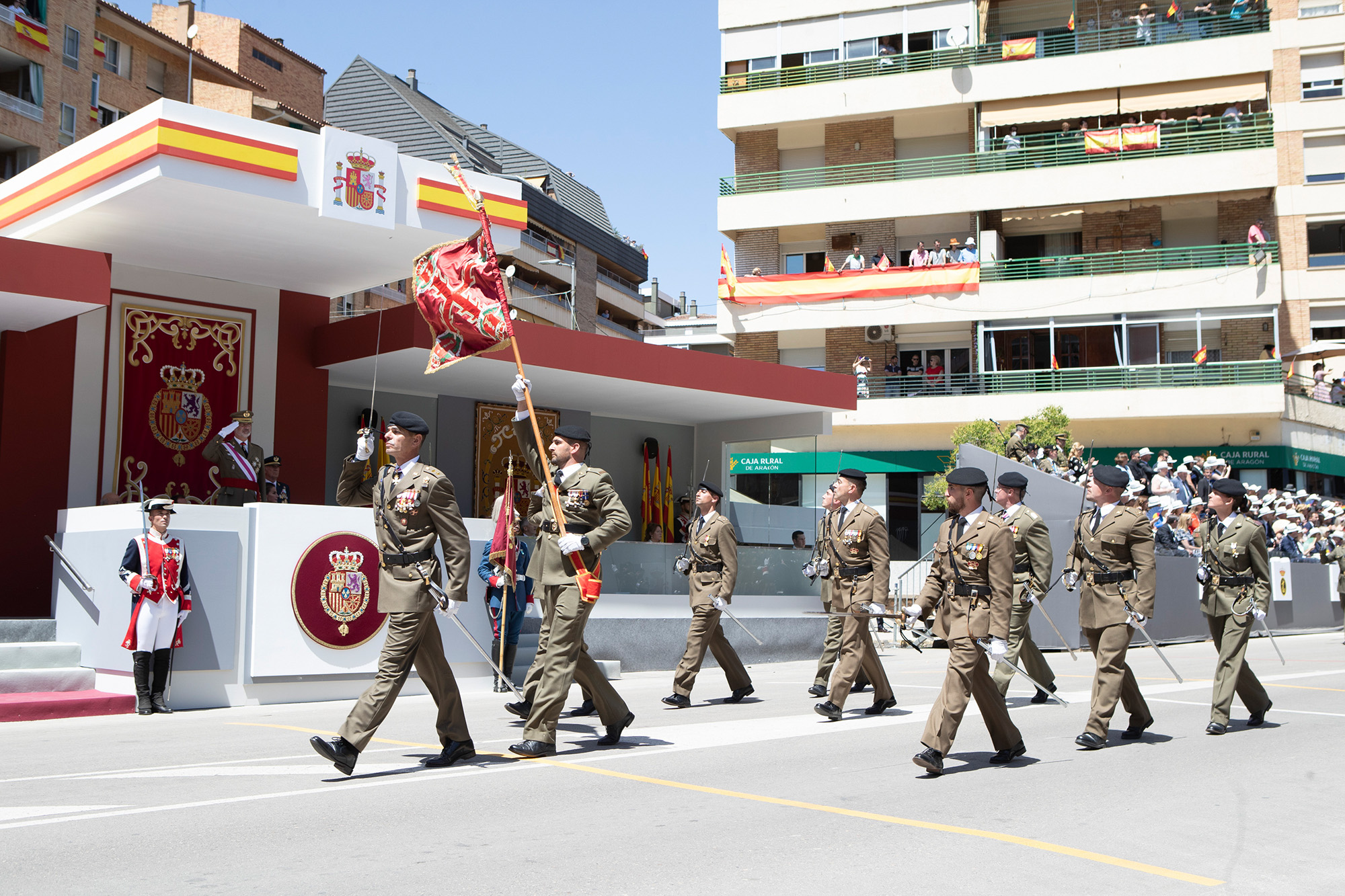 Desfile de unidades a pie 3