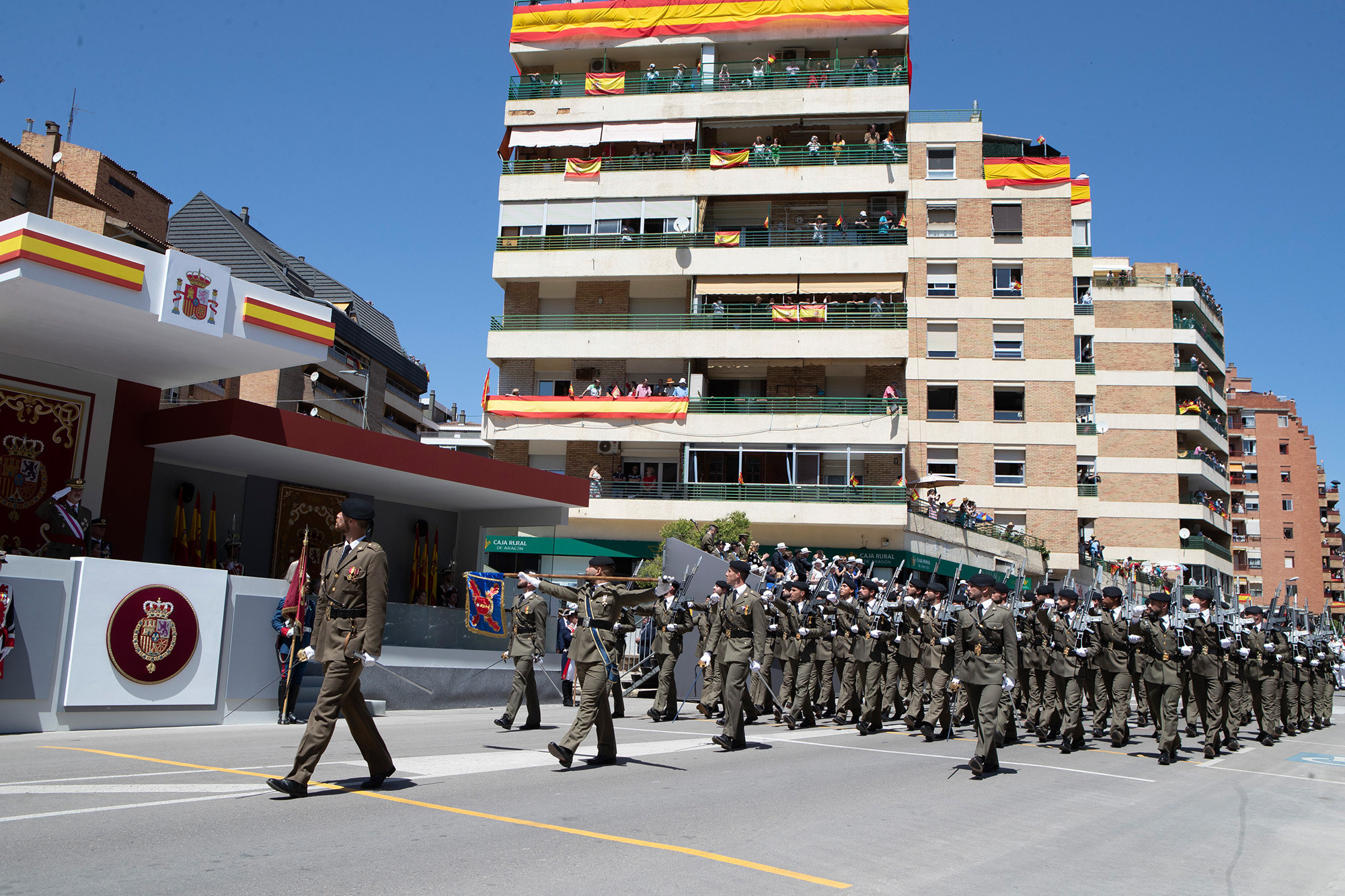Desfile de unidades a pie 4