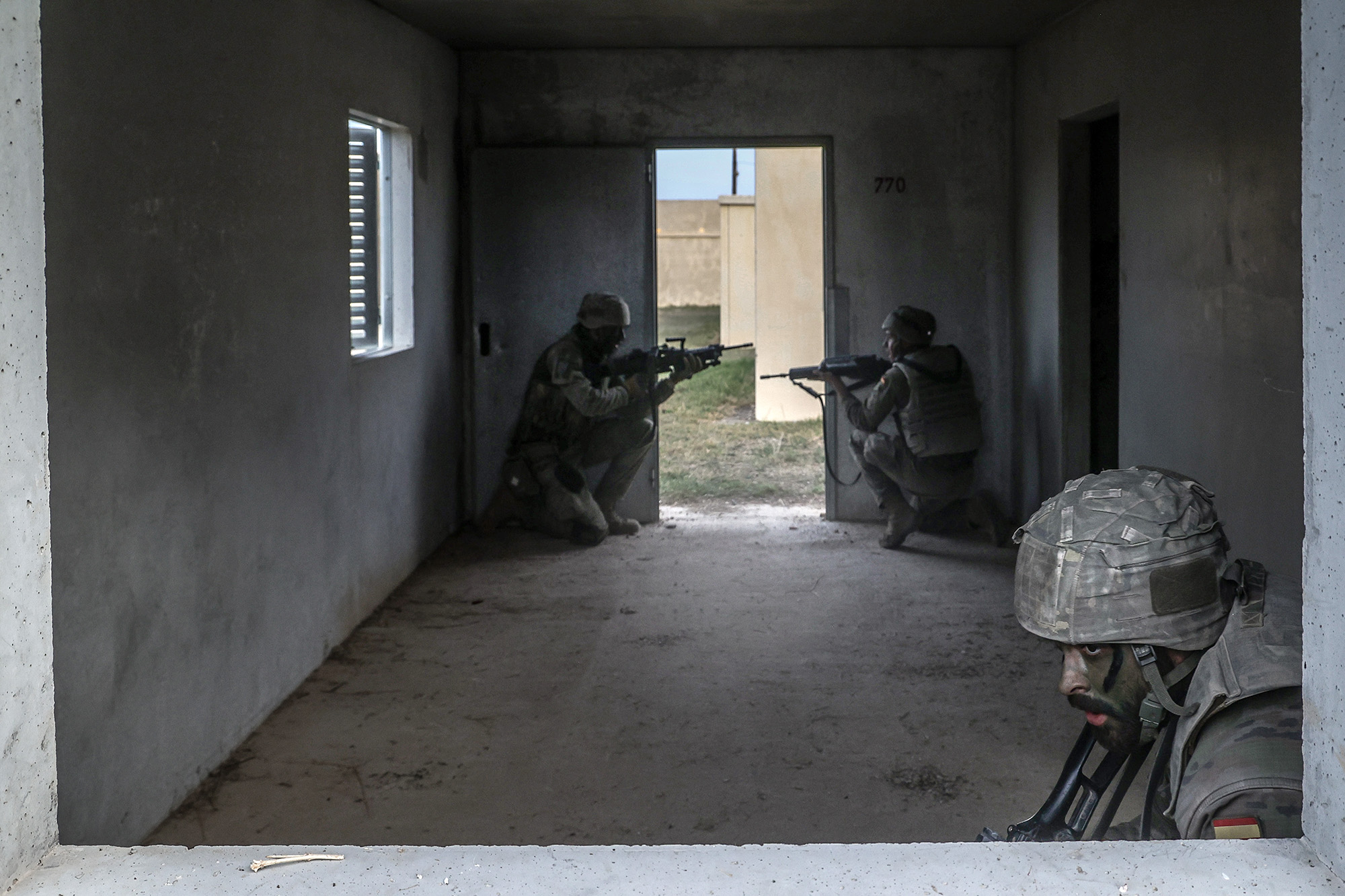 Combate en población 4