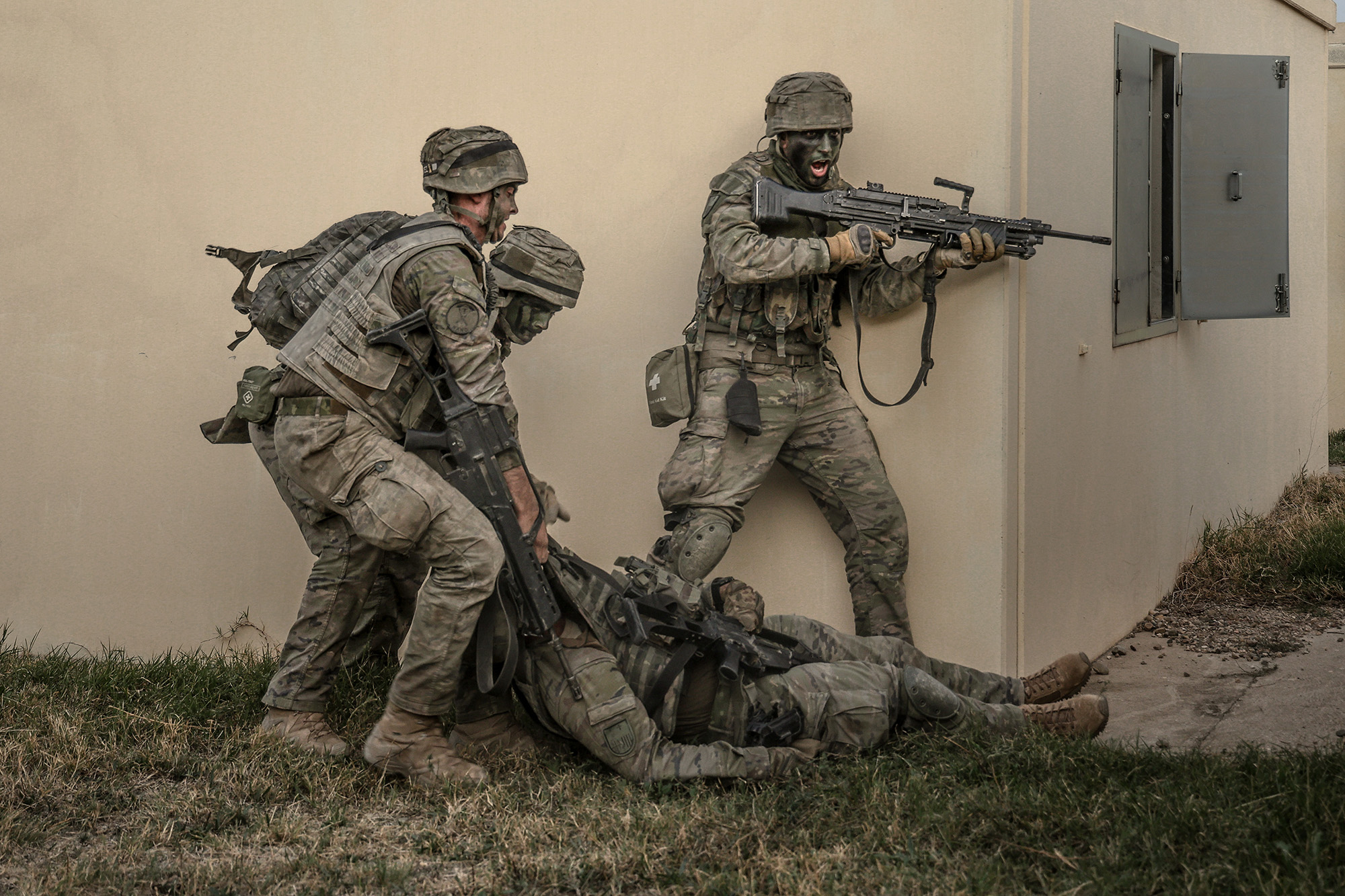 Combate en población 5