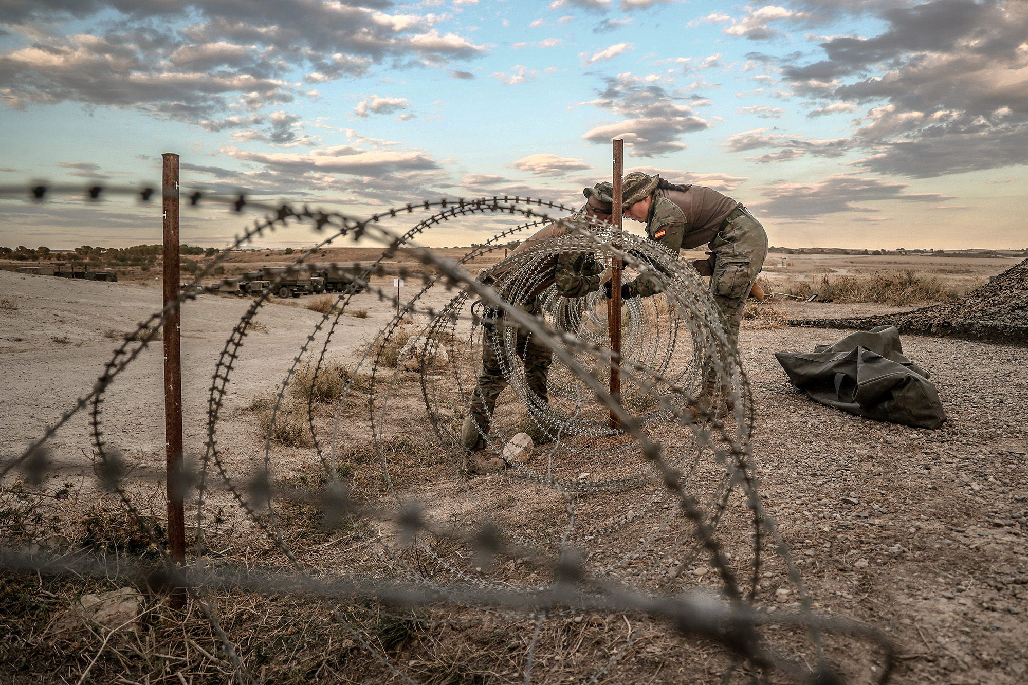 Montaje de alambrada
