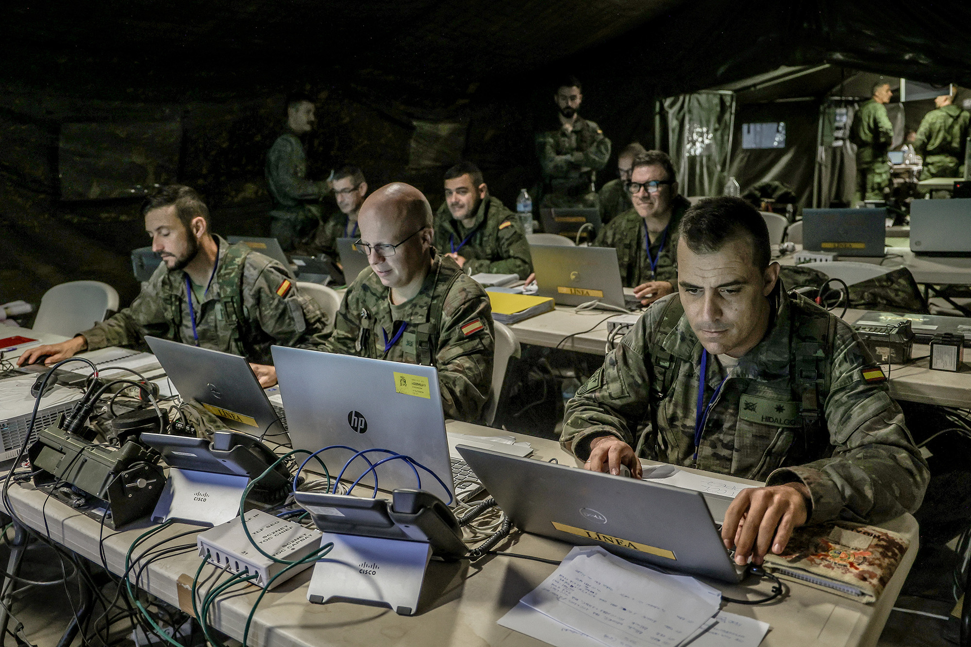 TOC Puesto de mando de la Brigada 