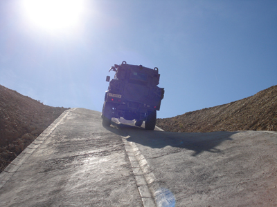 Pista de obstaculos de conductores 