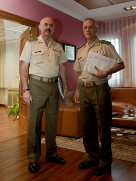 Primera visita del General Jefe de la FLO