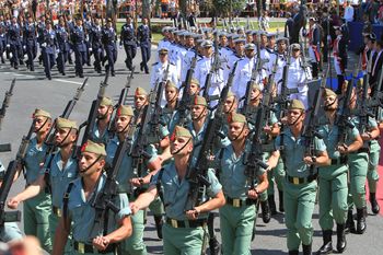 Desfile, Día de las Fuerzas Armadas 2011 Málaga