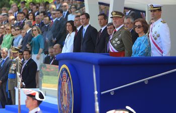 Sus Majestades los Reyes en el acto