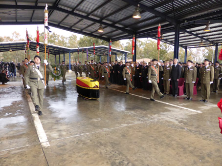 Recepción y funeral del cabo Francisco J. Soria