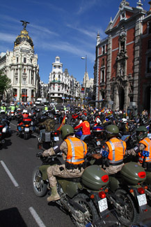 Marcha motera Ejército de Tierra 2014: "Con tu Ejército, con nuestra Bandera"