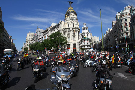Marcha motera Ejército de Tierra 2014: "Con tu Ejército, con nuestra Bandera"
