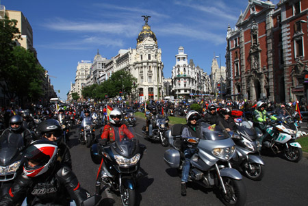 Marcha motera Ejército de Tierra 2014: "Con tu Ejército, con nuestra Bandera"