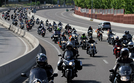 Marcha motera Ejército de Tierra 2014: "Con tu Ejército, con nuestra Bandera"