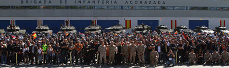 Marcha motera Ejército de Tierra 2014: "Con tu Ejército, con nuestra Bandera"