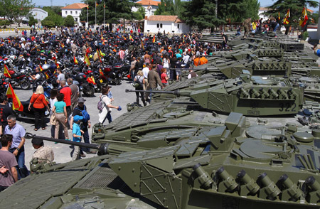 Marcha motera Ejército de Tierra 2014: "Con tu Ejército, con nuestra Bandera"