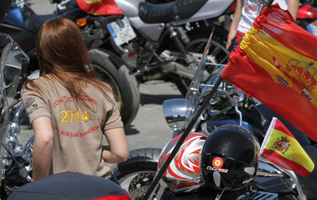 Marcha motera Ejército de Tierra 2014: "Con tu Ejército, con nuestra Bandera"