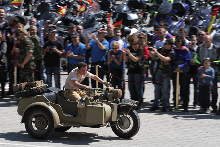 Marcha motera Ejército de Tierra 2014: "Con tu Ejército, con nuestra Bandera"