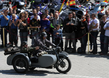 Marcha motera Ejército de Tierra 2014: "Con tu Ejército, con nuestra Bandera"