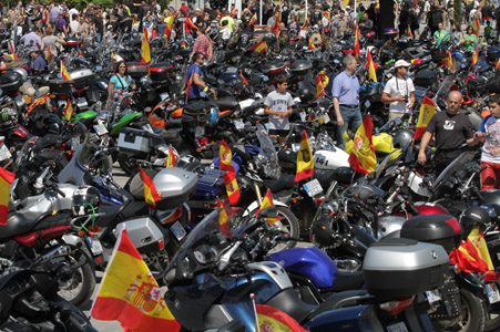 Marcha motera Ejército de Tierra 2014: "Con tu Ejército, con nuestra Bandera"