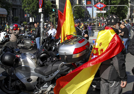 Marcha motera Ejército de Tierra 2014: "Con tu Ejército, con nuestra Bandera"
