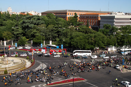 Marcha motera Ejército de Tierra 2014: "Con tu Ejército, con nuestra Bandera"