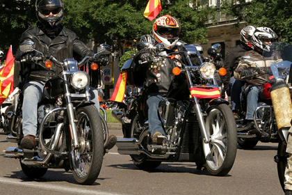 Marcha motera Ejército de Tierra 2015: "Con tu Ejército, con nuestra Bandera"