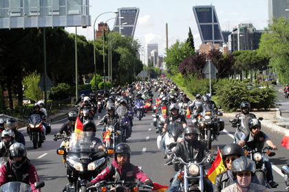 Marcha motera Ejército de Tierra 2015: "Con tu Ejército, con nuestra Bandera"